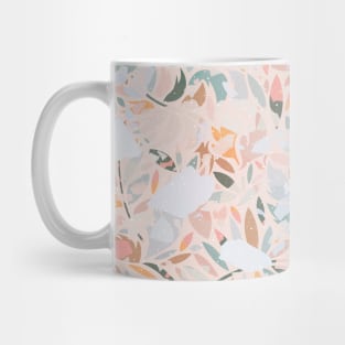 Vintage Abstract Plants / Pastel Leaves Mug